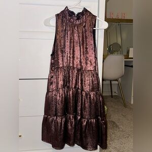 Metallic Pink Dress